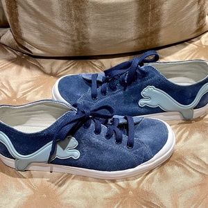 🐆Rare Puma Vulcan Cat Blue Sneakers - Size 9🐆